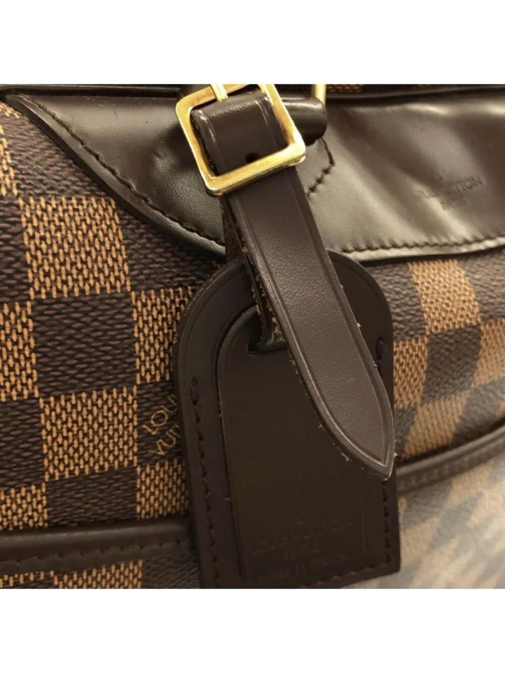 Louis Vuitton Damier Bowling Vanity Bag